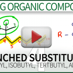 Naming Branched Substituents isopropyl isobutyl tertbutyl Video Tutorial by Leah4sci