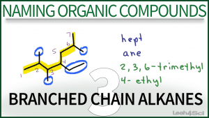 Nomenclature Branched Chain Alkanes Tutorial Orgo Leah Fisch