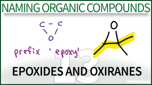Nomenclature Epoxides and Oxiranes Video Tutorial by Leah Fisch Organic Chemistry