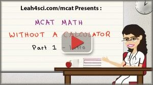 mcat math without a calculator 1 play
