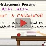 mcat math without a calculator video 4