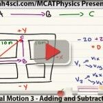 mcat physics adding and subtracting vectors translational motion vid 3