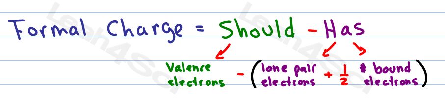 Formal Charge Formula and Shortcut