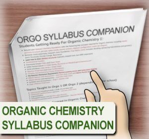 Syllabus companion for organic chemistry students