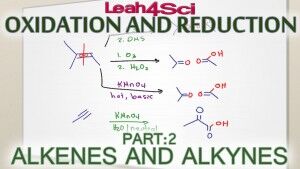 Alkenes & Alkynes Oxidation Reduction and Oxidative Cleavage tutorial video