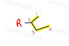 Sec butyl Organic Substituent for nomenclature