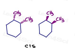 Cis 1-2-dimethylcyclohexane