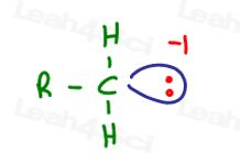 Carbocation has a negative charge or electron that is physically there like FOOD
