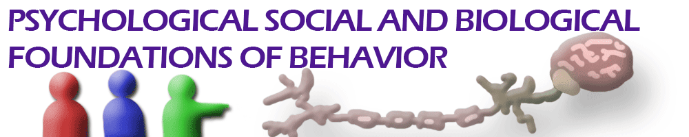 Psychological Social and Biological Foundations of Behavior