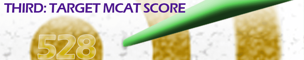 Third- Target MCAT Score