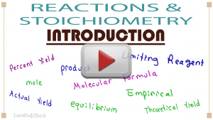 Stoichiometry & Reactions 1 play