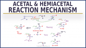 Acetal & Hemiacetal Reaction Mechanism Video Leah4sci