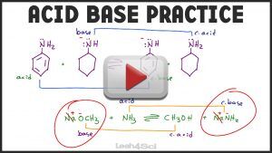 Acid Base Equilibrium Organic Chemistry Practice Questions by Leah Fisch
