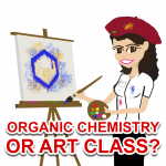Drawing organic compounds feels like art class