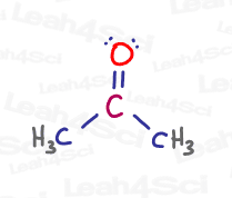acetone propanone lewis structure