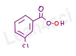 mcpba structure meta chloroperbenzoic acid leah4sci