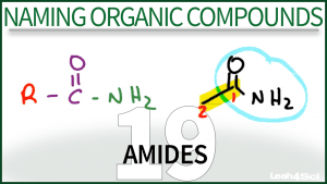 Nomenclature Amides Tutorial Video Leah Fisch Organic Chemistry