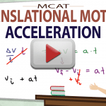 Acceleration in MCAT Physics Translational Motion Video by Leah4sci