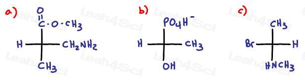 Fischer Projection Quiz Question #2