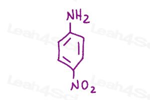 Resonance Quiz para nitroaniline