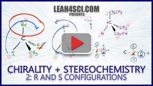 R and S Configuration Cahn Ingold Prelog rules for ranking by Leah Fisch