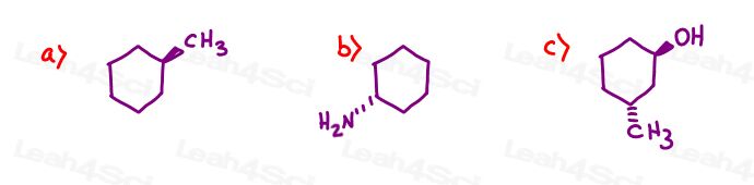 Name and draw chair conformation practice quiz leah4sci