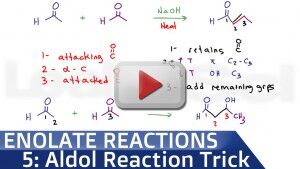 Aldol Condensation Reaction Trick tutorial video