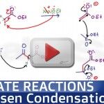 Claisen Condensation Reaction Mechanism Tutorial Video by Leah Fisch