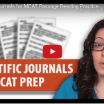 Scientific journals for MCAT prep video by Leah4sci