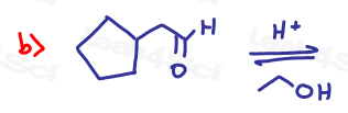 Aldehyde reacting with ethyl alcohol ethanol in Acetal Practice Quiz by Leah4sci