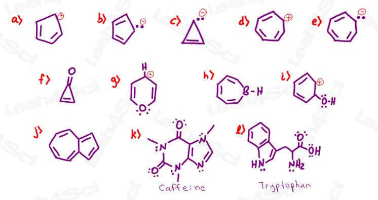 aromatic antiaromatic nonaromatic practice questions