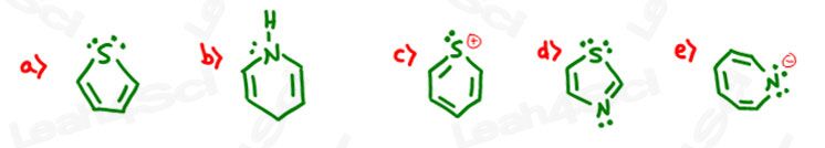 aromatic resonating electrons practice question