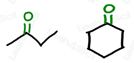 Drawing ketones