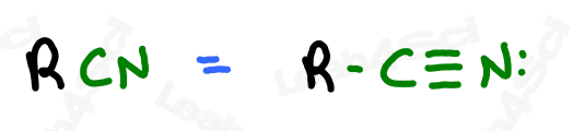 Nitrile functional group RCN