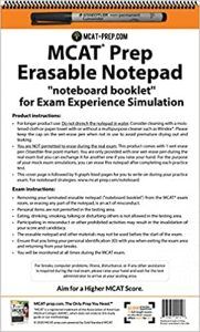 MCAT Noteboard Booklet wet dry erase scratch paper