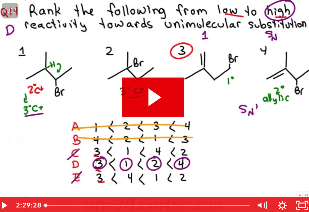 Leah4sci Orgo 1 Final Exam Pack Solutions Video Screenshot