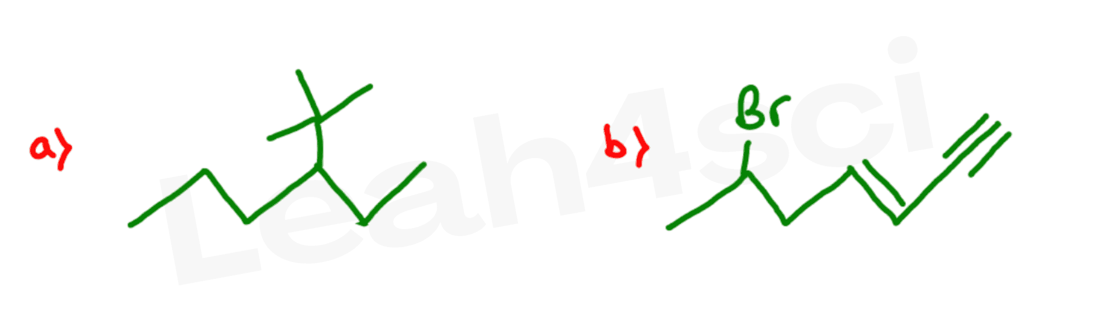 alkene alkyne nomenclature practice