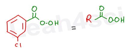 peroxy acid meta chloroperbenzoic acid leah4sci