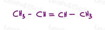 Alkene linear does not imply cis or trans