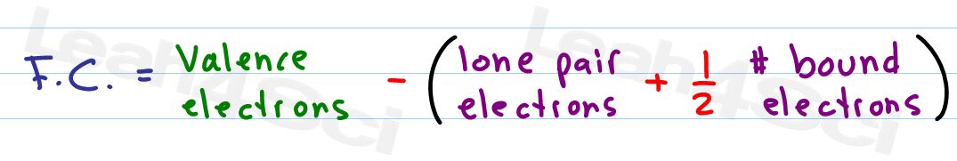 Formal Charge Formula